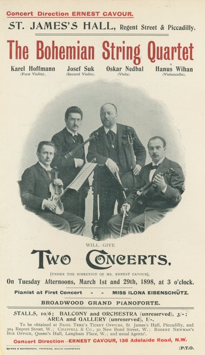 Böhmisches Streichquartett von English Photographer