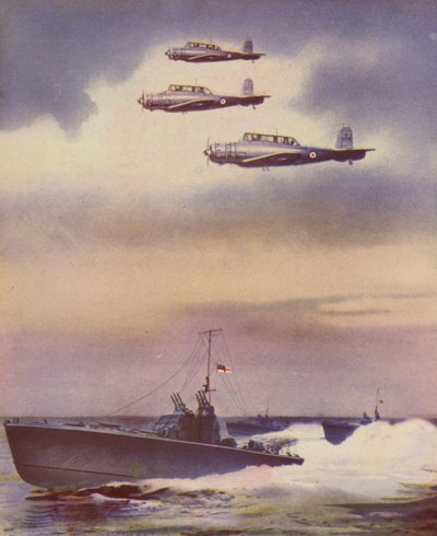 Britische MTBs und Skua-Sturzkampfbomber von English Photographer