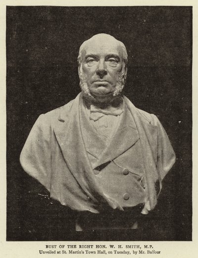 Büste des ehrenwerten W. H. Smith, MP von English Photographer