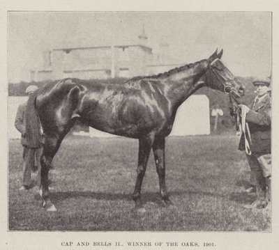 Cap and Bells II, Gewinner der Oaks, 1901 von English Photographer