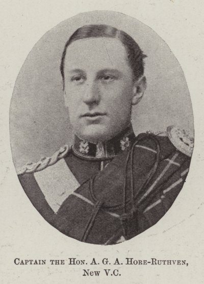 Captain der Ehrenwerte A G A Hore-Ruthven, neuer VC von English Photographer