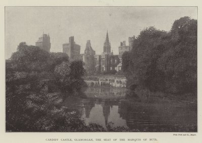 Cardiff Castle, Glamorgan, der Sitz des Marquis of Bute von English Photographer