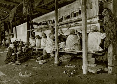 Teppichweben in Indien von English Photographer