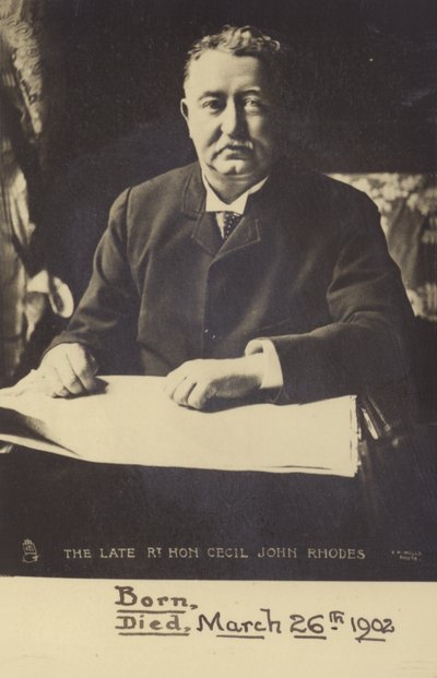 Cecil John Rhodes von English Photographer