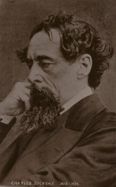 Charles Dickens (1812-1870), englischer Romanautor von English Photographer