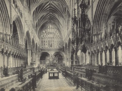 Chor der Kathedrale von Exeter, Devon von English Photographer
