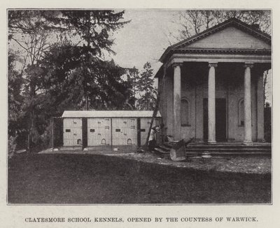 Clayesmore School, Kennels, eröffnet durch die Gräfin von Warwick von English Photographer