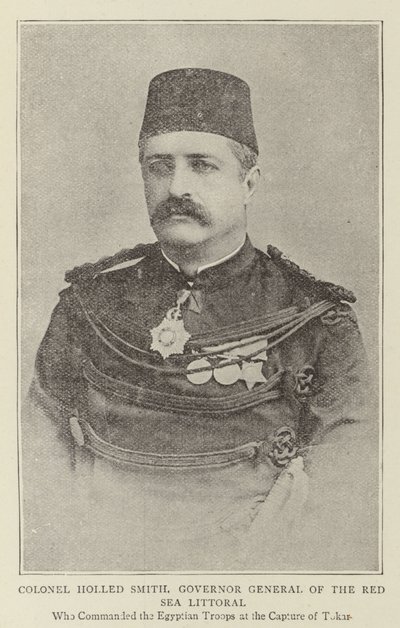 Oberst Holled Smith, Generalgouverneur des Roten Meeres von English Photographer