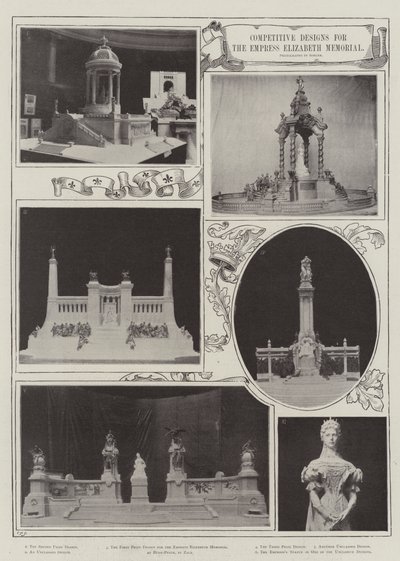 Wettbewerbsentwürfe für das Empress Elizabeth Memorial von English Photographer