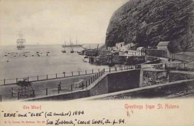 Kuli-Schiffe Erne und Elbe, St. Helena von English Photographer