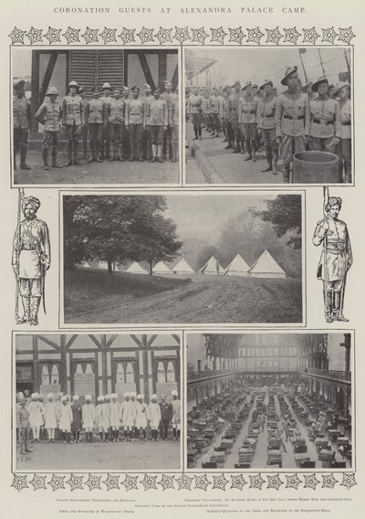 Krönungsgäste im Alexandra Palace Camp von English Photographer