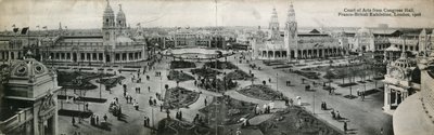 Kunsthof vom Kongresssaal, Franco-Britische Ausstellung, London, 1908 von English Photographer