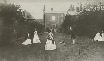 Croquet im späten viktorianischen England von English Photographer