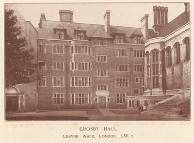 Crosby Hall, Cheyne Walk, London von English Photographer