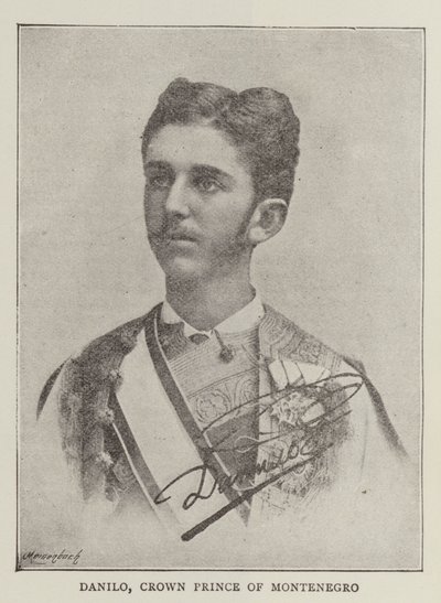Danilo, Kronprinz von Montenegro von English Photographer