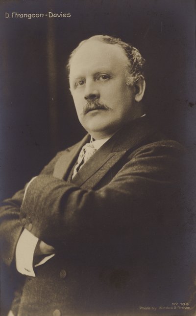 David Ffrangcon-Davies, walisischer Baritonsänger (1855-1918) von English Photographer