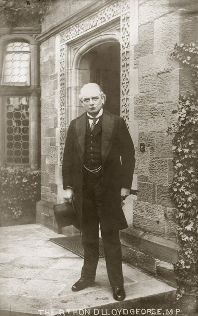 David Lloyd George, walisischer liberaler Politiker von English Photographer