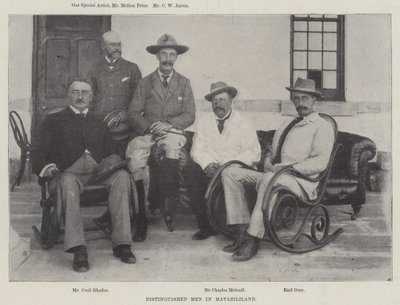 Berühmte Männer in Matabililand von English Photographer