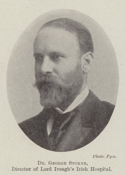 Dr. George Stoker, Direktor des Lord Iveaghs Irish Hospital von English Photographer