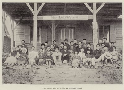 Dr. Landis und seine Schule in Chemulpo, Korea von English Photographer