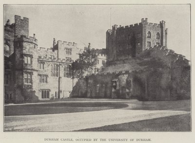 Durham Castle, bewohnt von der Universität Durham von English Photographer