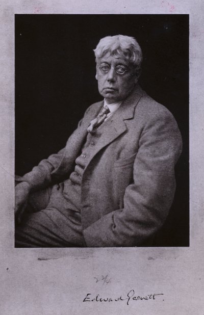 Edward Garnett, englischer Schriftsteller, Literaturkritiker und Herausgeber von English Photographer