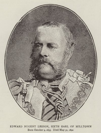 Edward Nugent Leeson, Sechster Earl of Milltown von English Photographer
