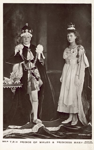 Edward, Prinz von Wales und Mary, Prinzessin Royal von English Photographer