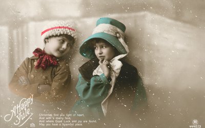 Edwardianische Postkarte von English Photographer