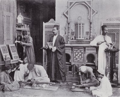 Ägypten: Eine Mushrebieh-Werkstatt von English Photographer
