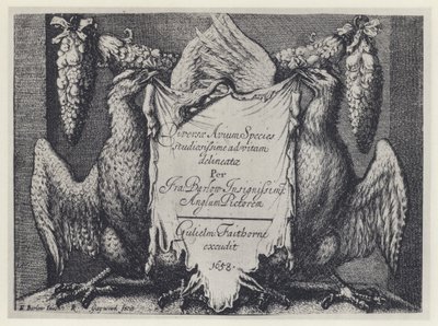 F Barlow, Verschiedene Vogelarten, G Faithorne 1658 von English Photographer
