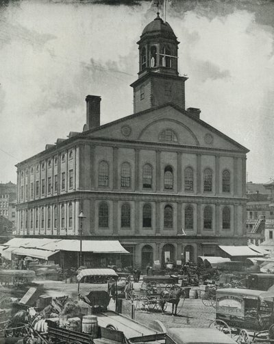 Faneuil Hall, Boston von English Photographer