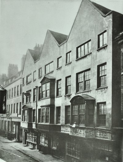 Fetter Lane, Rückseite von Barnards Inn, City of London, 1879 von English Photographer