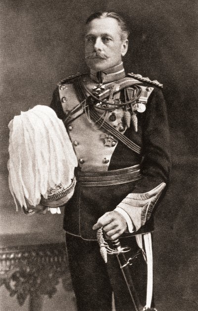 Feldmarschall Douglas Haig, 1. Earl Haig, aus The Illustrated War News, 1915 von English Photographer