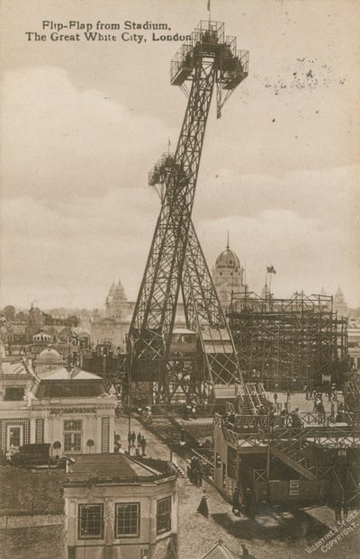Flip-Flap vom Stadion, The Great White City, London von English Photographer