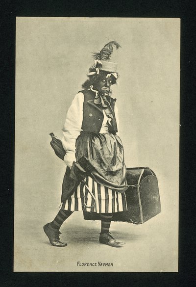 Florence Yaymen, englische Music-Hall-Komödiantin und Tänzerin (s/w Foto) von English Photographer
