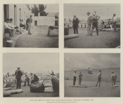Vier Schnappschüsse von einigen Mitgliedern des Reformkomitees von Johannesburg im Gefängnis von Pretoria von English Photographer