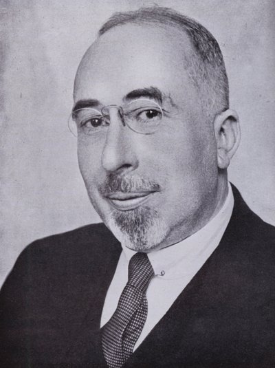 Frank Swinnerton (Schwarz-Weiß-Foto) von English Photographer
