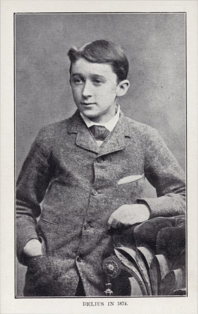 Frederick Delius im Jahr 1874 von English Photographer