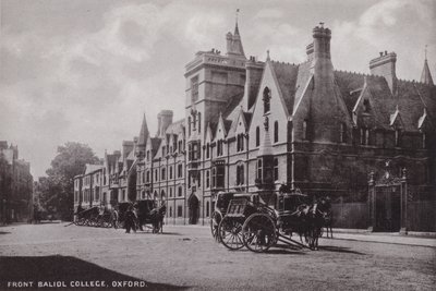 Front Baliol College, Oxford von English Photographer