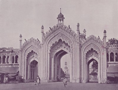 Tor Husainabad Bazaar, Lucknow von English Photographer