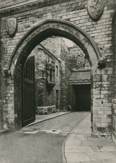 Tor von Lincoln Castle, zeigt John O