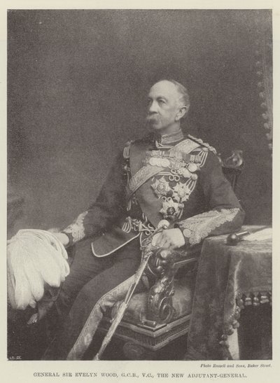 General Sir Evelyn Wood, GCB, VC, der neue Generaladjutant von English Photographer