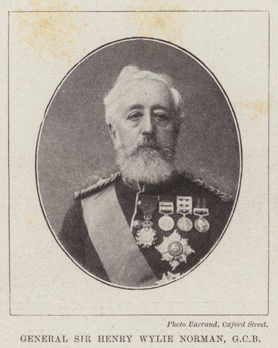 General Sir Henry Wylie Norman, GCB von English Photographer