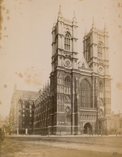 Allgemeine Ansicht der Westminster Abbey von English Photographer