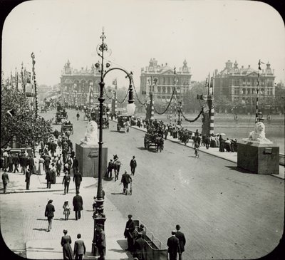 Gesamtansicht der Westminster Bridge von English Photographer