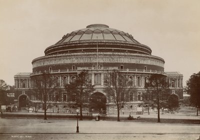 Gesamtansicht der Royal Albert Hall von English Photographer