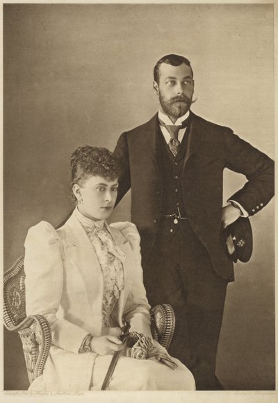 George, Herzog von York, und seine Frau, Prinzessin Mary von Teck von English Photographer
