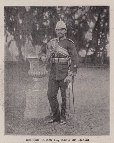George Tubon II, König von Tonga von English Photographer