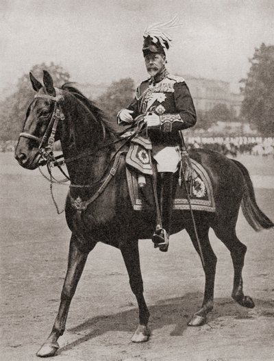 George V., aus Die Geschichte von fünfundzwanzig Jahren, veröffentlicht 1935 von English Photographer